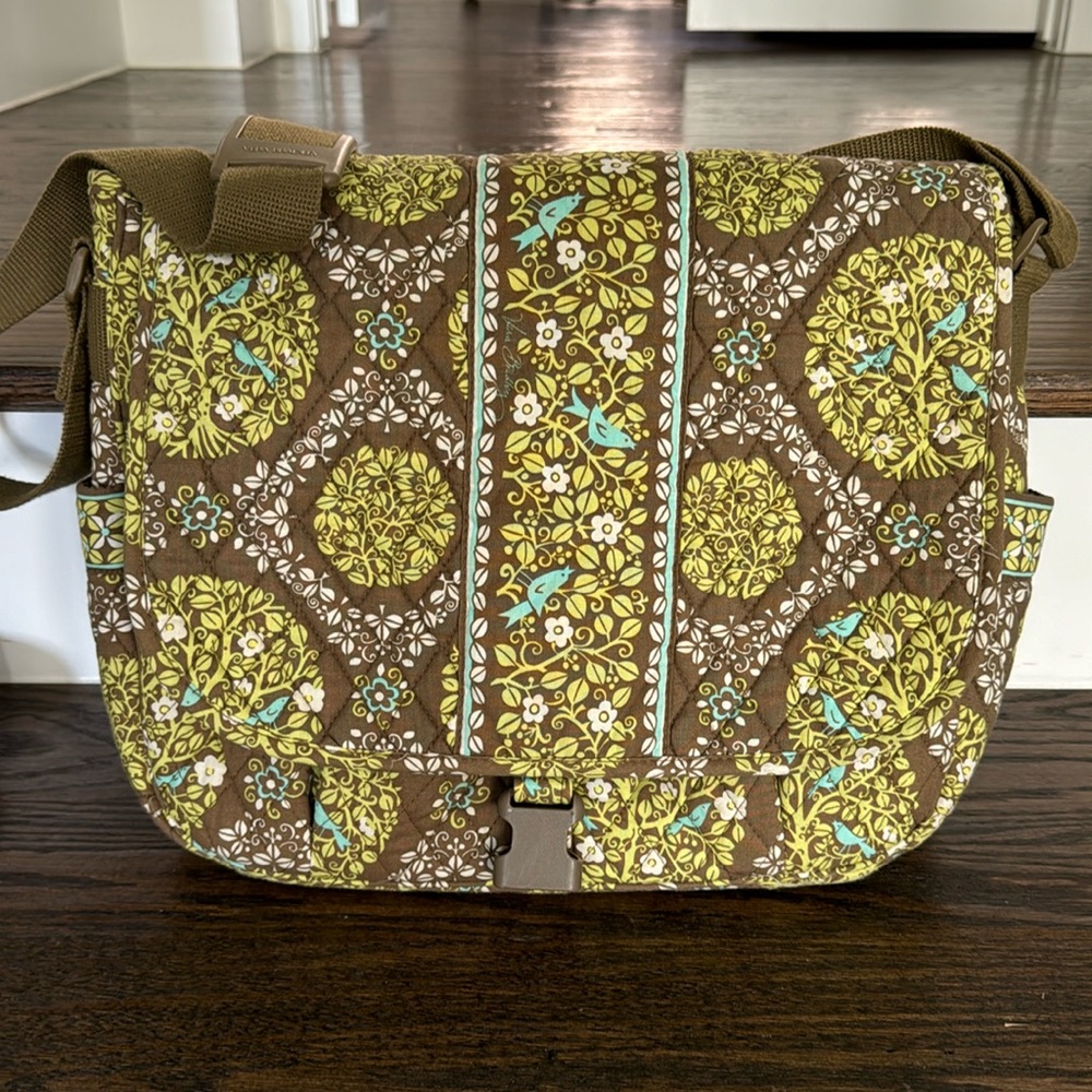 FINAL PRICE! 
Vera Bradley Sittin’ In A Tree Messenger Bag